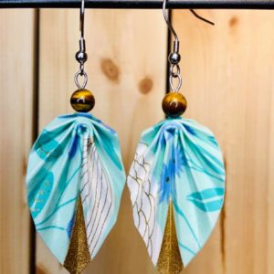 Feuilles Chakra & Origami - Œil de tigre