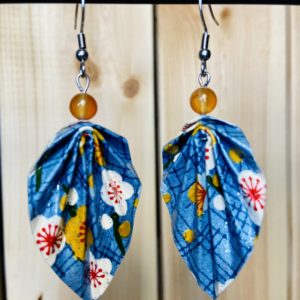 Feuilles Chakra & Origami - Cornaline