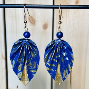 Feuilles Chakra & Origami - Lapis Lazuli