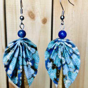 Feuilles Chakra & Origami - Lapis Lazuli