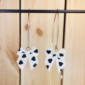Boucles d'oreilles Nœuds Ruban