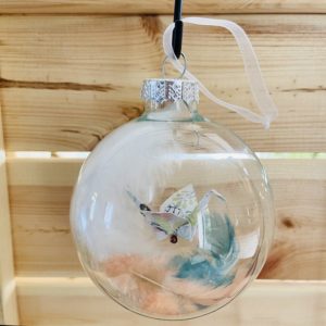 Boule de Noël Origami - Motifs et multi couleurs douces